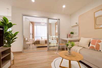 เอ พลัส 2 รัตนาธิเบศร์ / แบบ 1 ห้องนอน 1 ห้องน้ำ  ชั้น 2  ขนาด 29.23 ตร.ม.-9