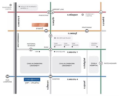 พาร์ค ออริจิ้น ราชเทวี / 📍 ใกล้ BTS ราชเทวี / MRT ราชเทวี 🏢 ขนาด 34.83 ตร.ม.-8