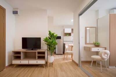 เอ พลัส 2 รัตนาธิเบศร์ / แบบ 1 ห้องนอน 1 ห้องน้ำ  ชั้น 2  ขนาด 29.23 ตร.ม.-8