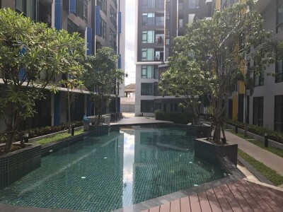 เฟรช คอนโด /  ชั้น 1 วิวสระ ใกล้ MRT เตาปูน-9