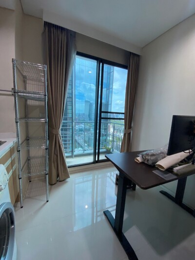 วิลล่า อโศก / 1 ห้องนอน 40 ตร.ม. ชั้น 20 ลมดี แดดบ่ายไม่ร้อน ใกล้ มศว เดินได้