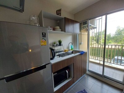 ดีคอนโด ธาร จรัญฯ / พื้นที่รวม: 26.5 ตารางเมตร  ประเภทห้อง: สตูดิโอ