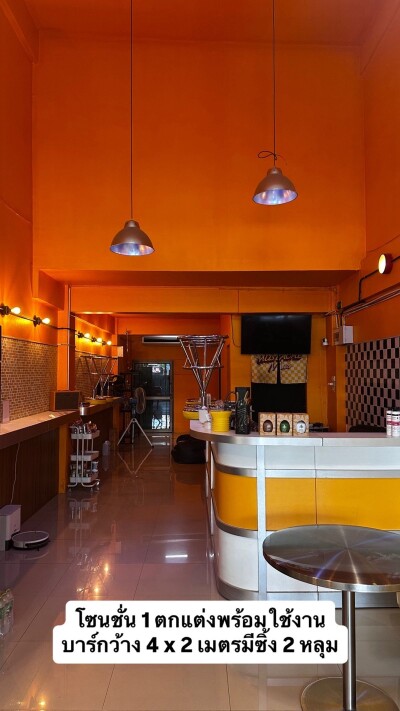 🏢 ให้เช่า / เซ้ง อาคารพาณิชย์ พร้อมตกแต่ง เหมาะสำหรับทำร้านกาแฟ-2
