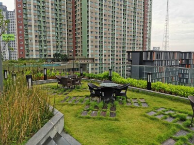 ริชพาร์ค แอท ทริปเปิ้ล สเตชั่น / 🛏 1 ห้องนอน 📐 ขนาด 35 ตร.ม. 🏞 ชั้นสระว่ายน้ำ | ทิศเหนือ | วิวสระว่ายน้ำ-10