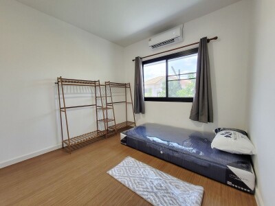 บ้านพฤกษา 12/1 รังสิต คลอง 3 / 18 ตรว., 3 ห้องนอน, 2 ห้องน้ำ, ห้องครัวใหญ่+มินิบาร์ สไตล์วินเทจ