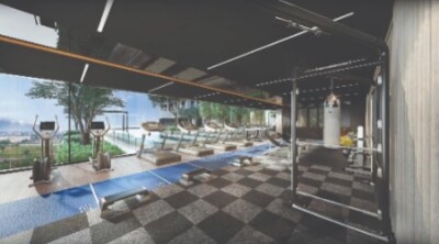 เอ สเปซ เมกา / ชั้น 17 ระเบียงกว้าง ฝนไม่สาดไม่รั่วเข้าห้อง