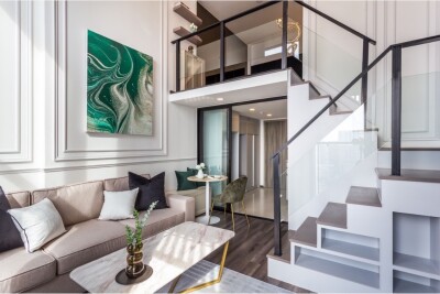 ไนท์บริดจ์ สเปซ รัชโยธิน / ห้อง ดูเพล็กซ์ ขนาด 38 ✔ ชั้น 32 ✔1Bed1Bath duplex-2