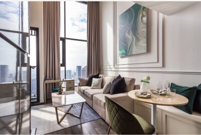 ไนท์บริดจ์ สเปซ รัชโยธิน / ห้อง ดูเพล็กซ์ ขนาด 38 ✔ ชั้น 32 ✔1Bed1Bath duplex-3