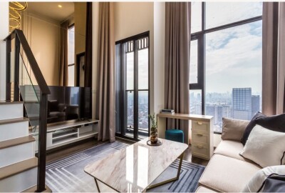 ไนท์บริดจ์ สเปซ รัชโยธิน / ห้อง ดูเพล็กซ์ ขนาด 38 ✔ ชั้น 32 ✔1Bed1Bath duplex-4