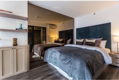 ไนท์บริดจ์ สเปซ รัชโยธิน / ห้อง ดูเพล็กซ์ ขนาด 38 ✔ ชั้น 32 ✔1Bed1Bath duplex-12