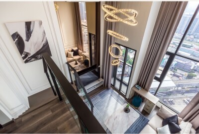 ไนท์บริดจ์ สเปซ รัชโยธิน / ห้อง ดูเพล็กซ์ ขนาด 38 ✔ ชั้น 32 ✔1Bed1Bath duplex-10